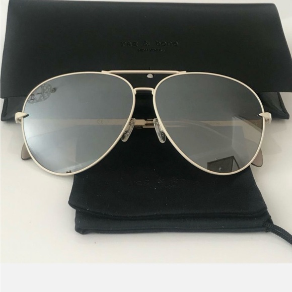 Rag & Bone Aviator Sunglasses main image 5
